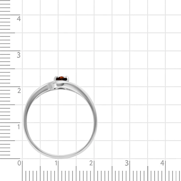 Кольцо с раух-топазами из серебра 925 пробы 3