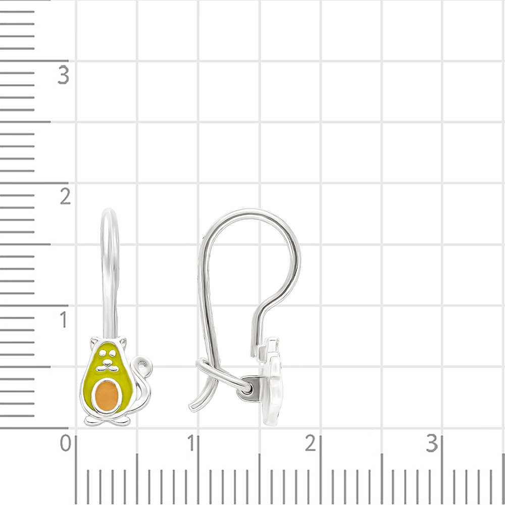 Серьги детские из серебра 925 пробы