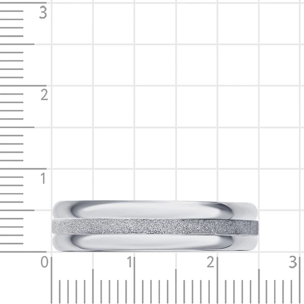 Кольцо обручальное из серебра 925 пробы