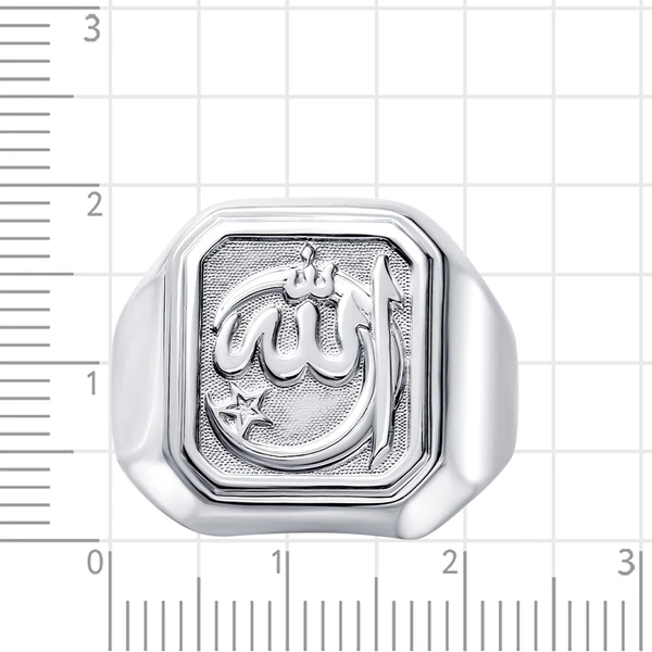 Кольцо  мусульманское из серебра 925 пробы