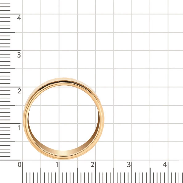 Кольцо обручальное из красного золота 585 пробы 4