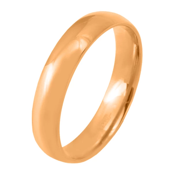 Кольцо обручальное из красного золота 585 пробы 1