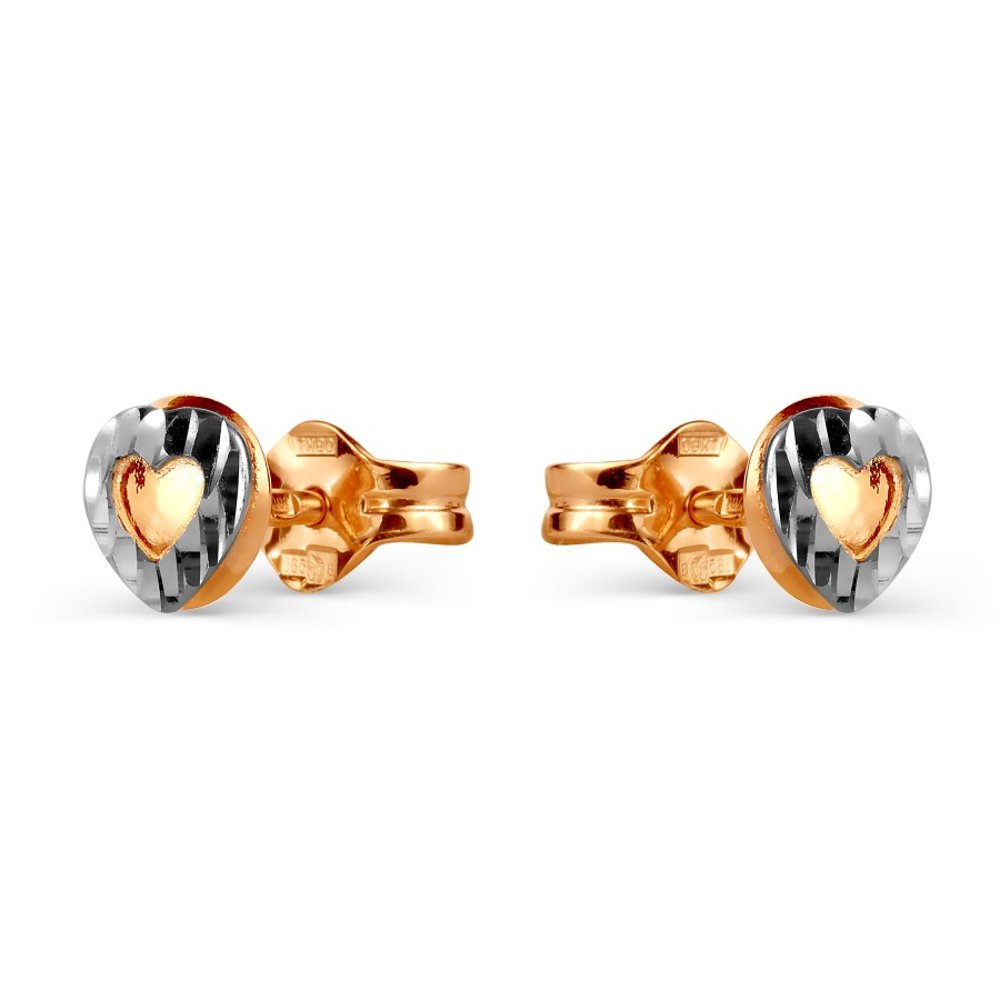 Серьги из красного золота 375 пробы