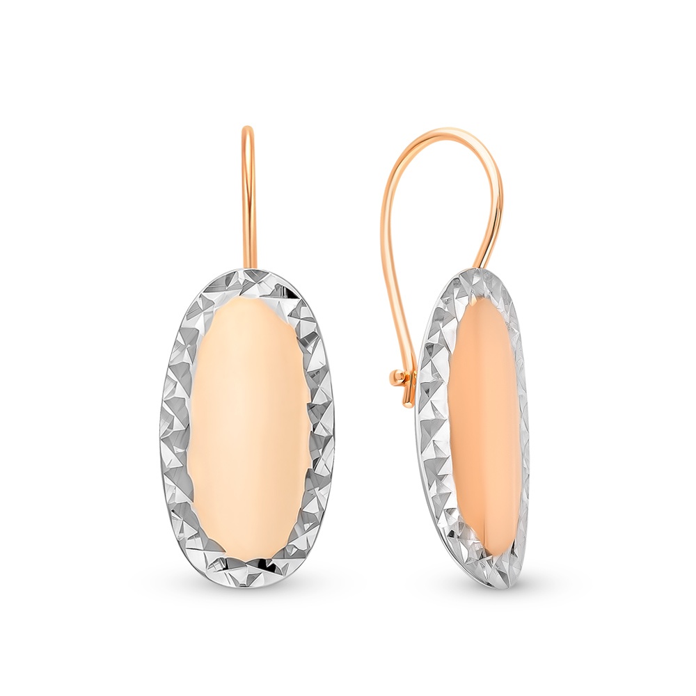 Серьги из красного золота 375 пробы