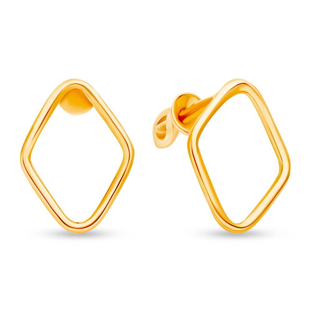 Серьги из красного золота 585 пробы