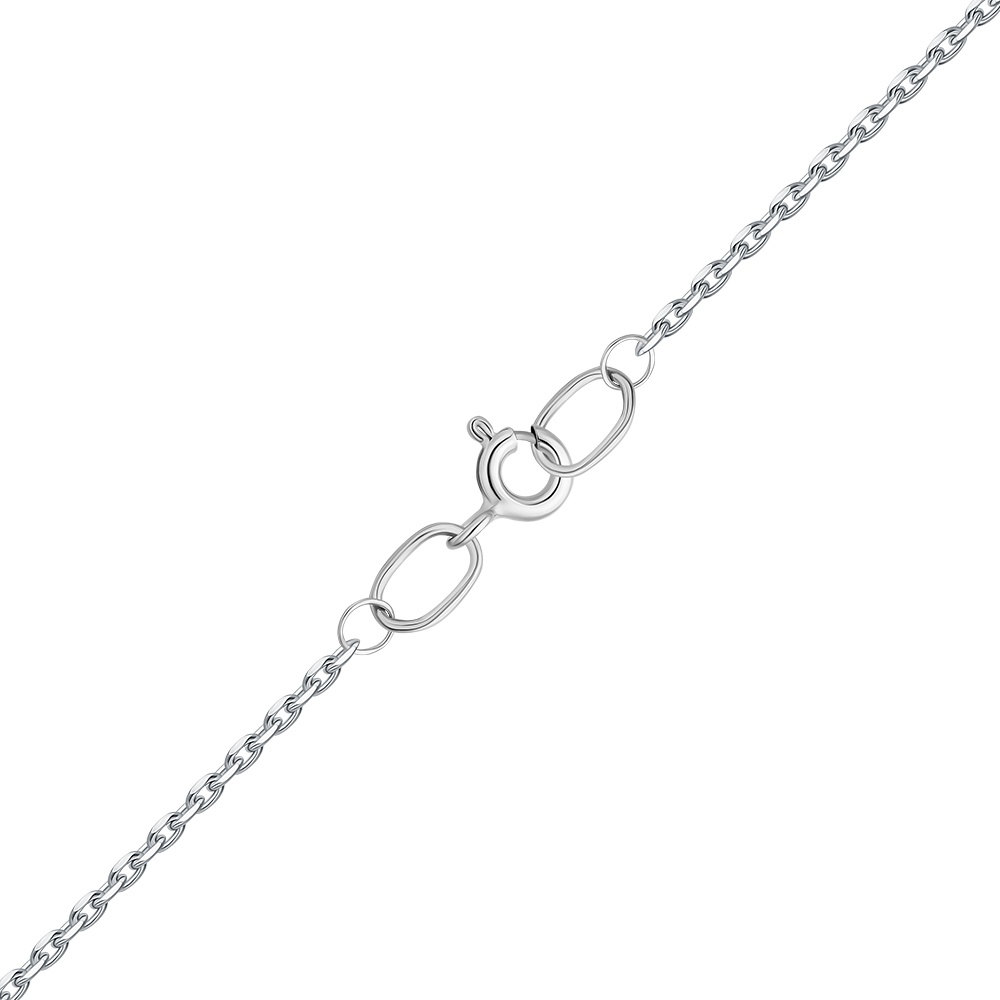 Цепь якорь из серебра 925 пробы