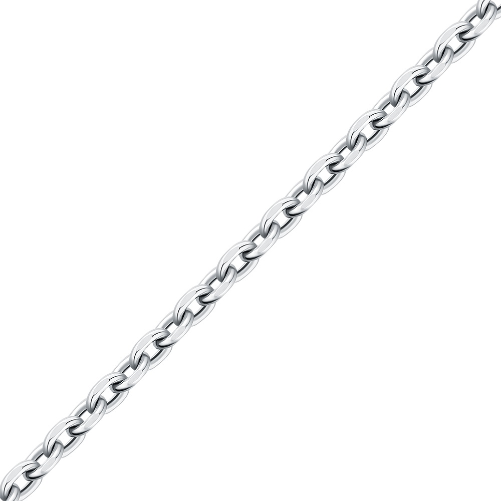Цепь якорь из серебра 925 пробы