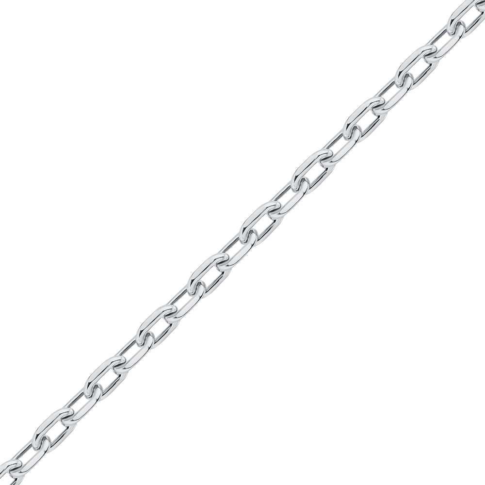 Цепь якорь из серебра 925 пробы