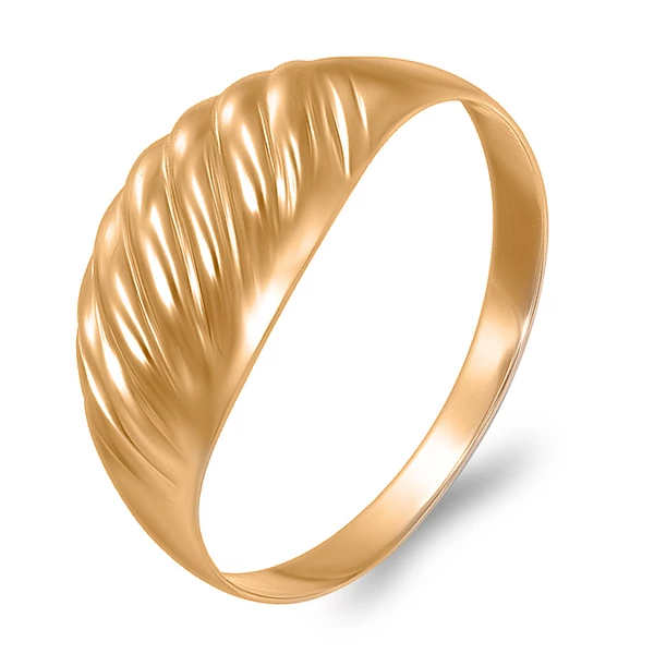 Кольцо из красного золота 375 пробы