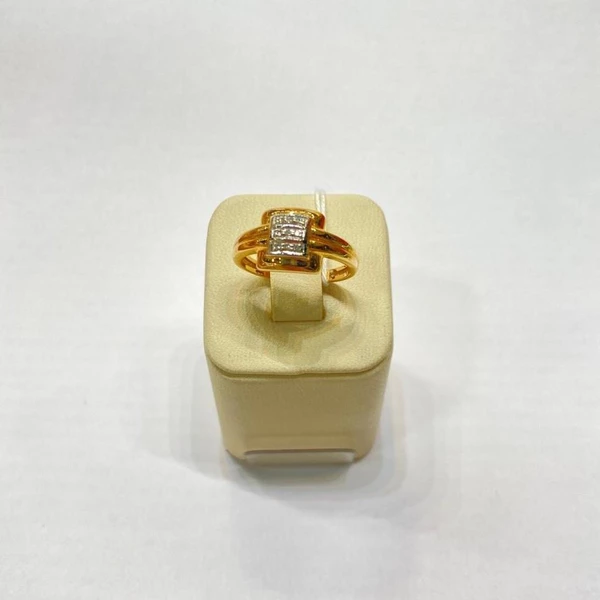 Кольцо с бриллиантами из красного золота 585 пробы 1