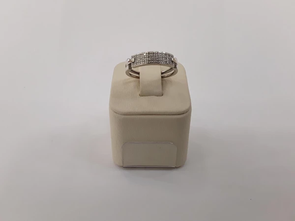 Кольцо с бриллиантами из белого золота 585 пробы 1