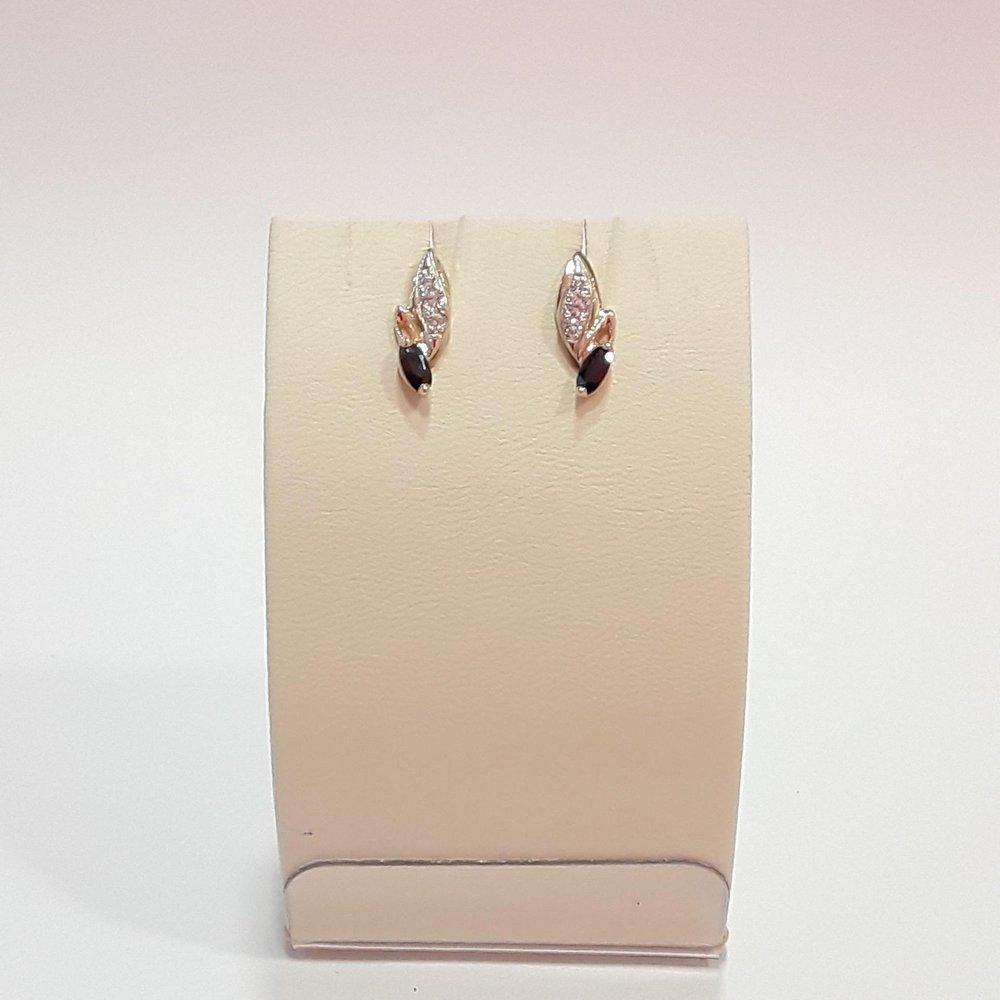 Серьги из красного золота 585 пробы