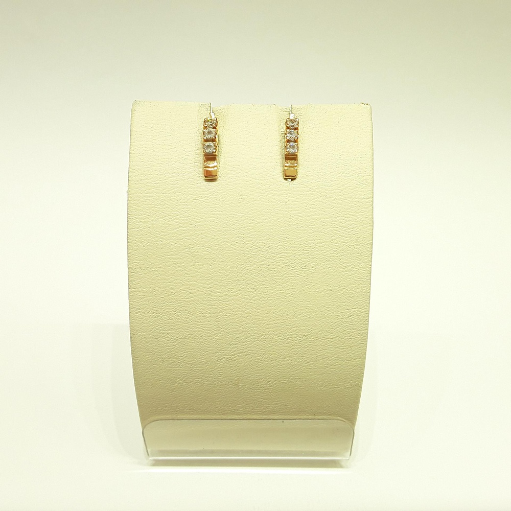 Серьги из красного золота 585 пробы