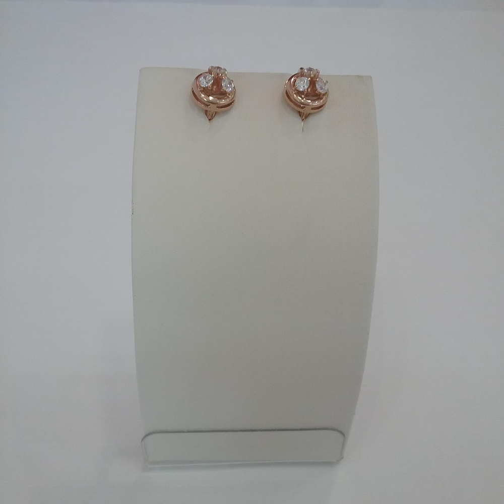 Серьги из красного золота 585 пробы