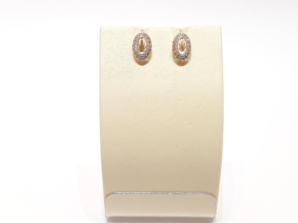 Серьги из красного золота 585 пробы