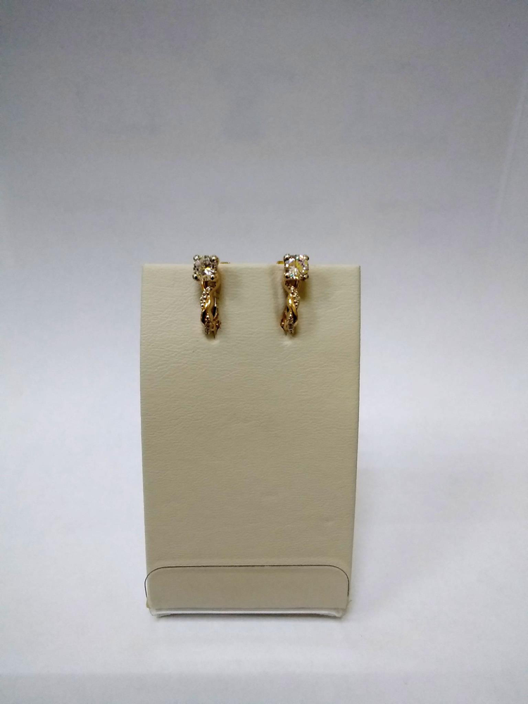 Серьги из красного золота 585 пробы