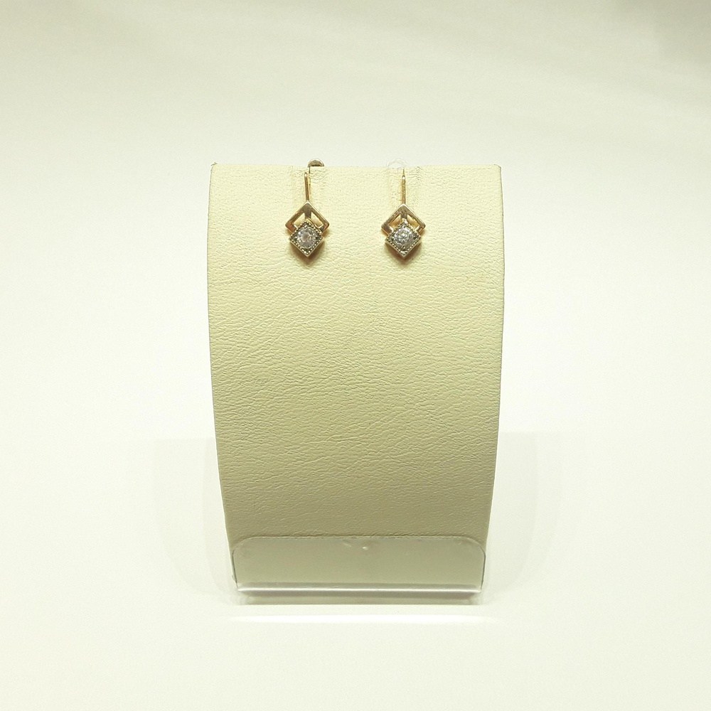 Серьги из красного золота 585 пробы