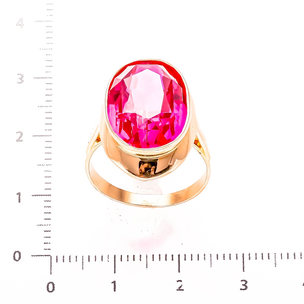 Кольцо из красного золота 500 пробы
