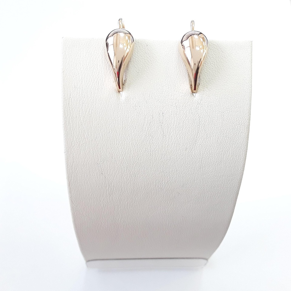Серьги из красного золота 585 пробы