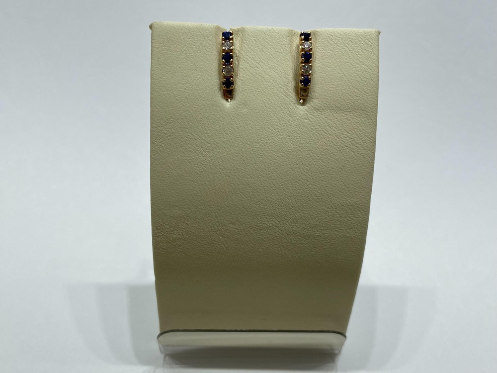 Серьги из красного золота 585 пробы