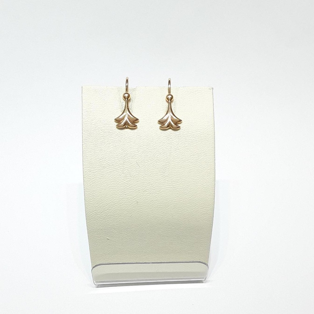 Серьги из красного золота 585 пробы
