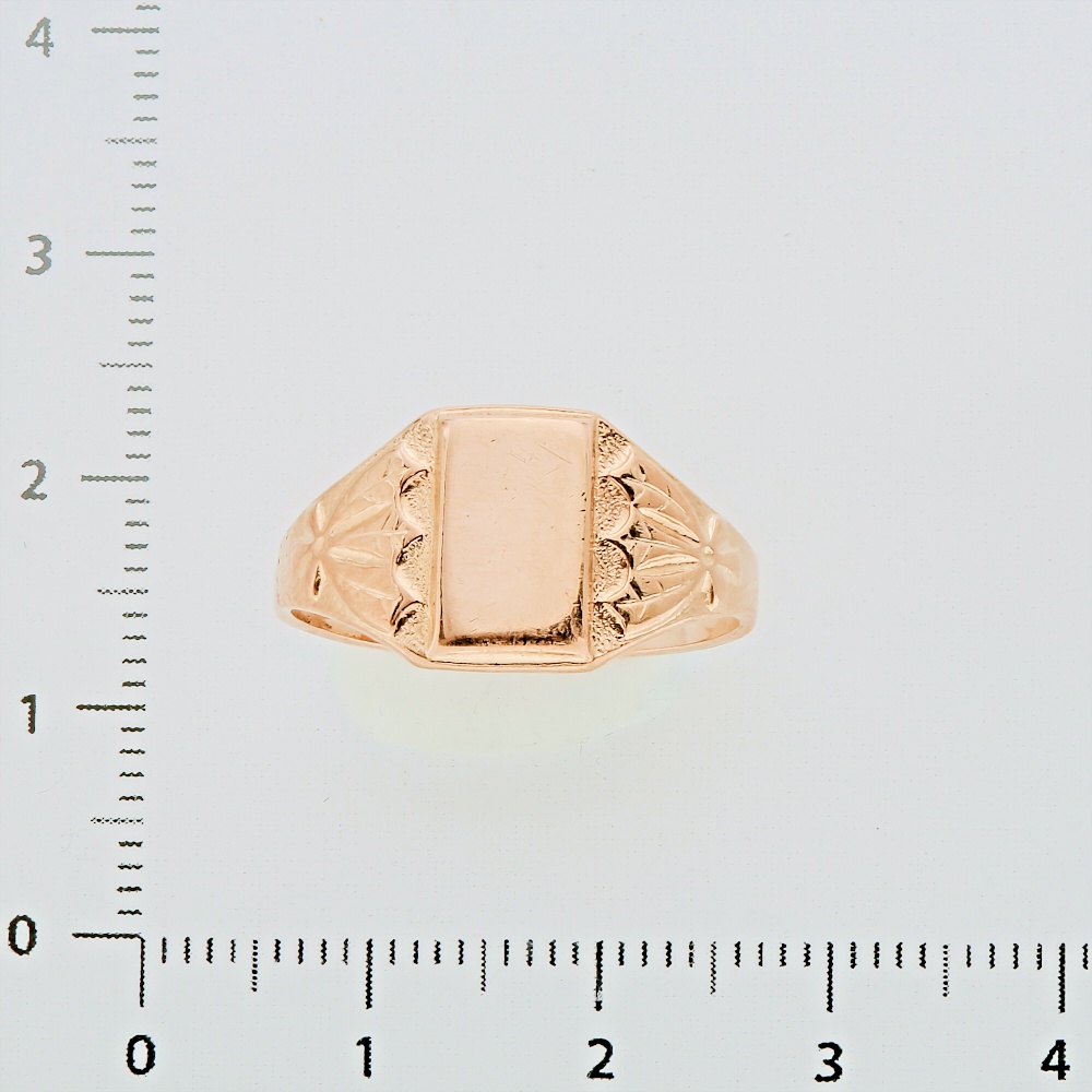 Кольцо из красного золота 583 пробы