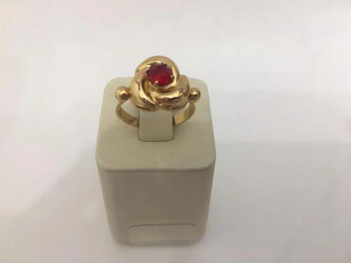Кольцо из красного золота 750 пробы