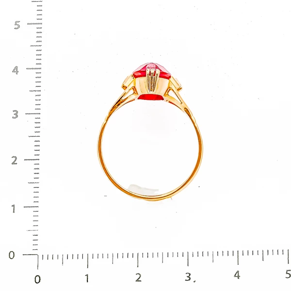 Кольцо из красного золота 583 пробы 3