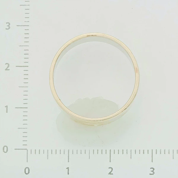 Кольцо обручальное из белого золота 585 пробы 3