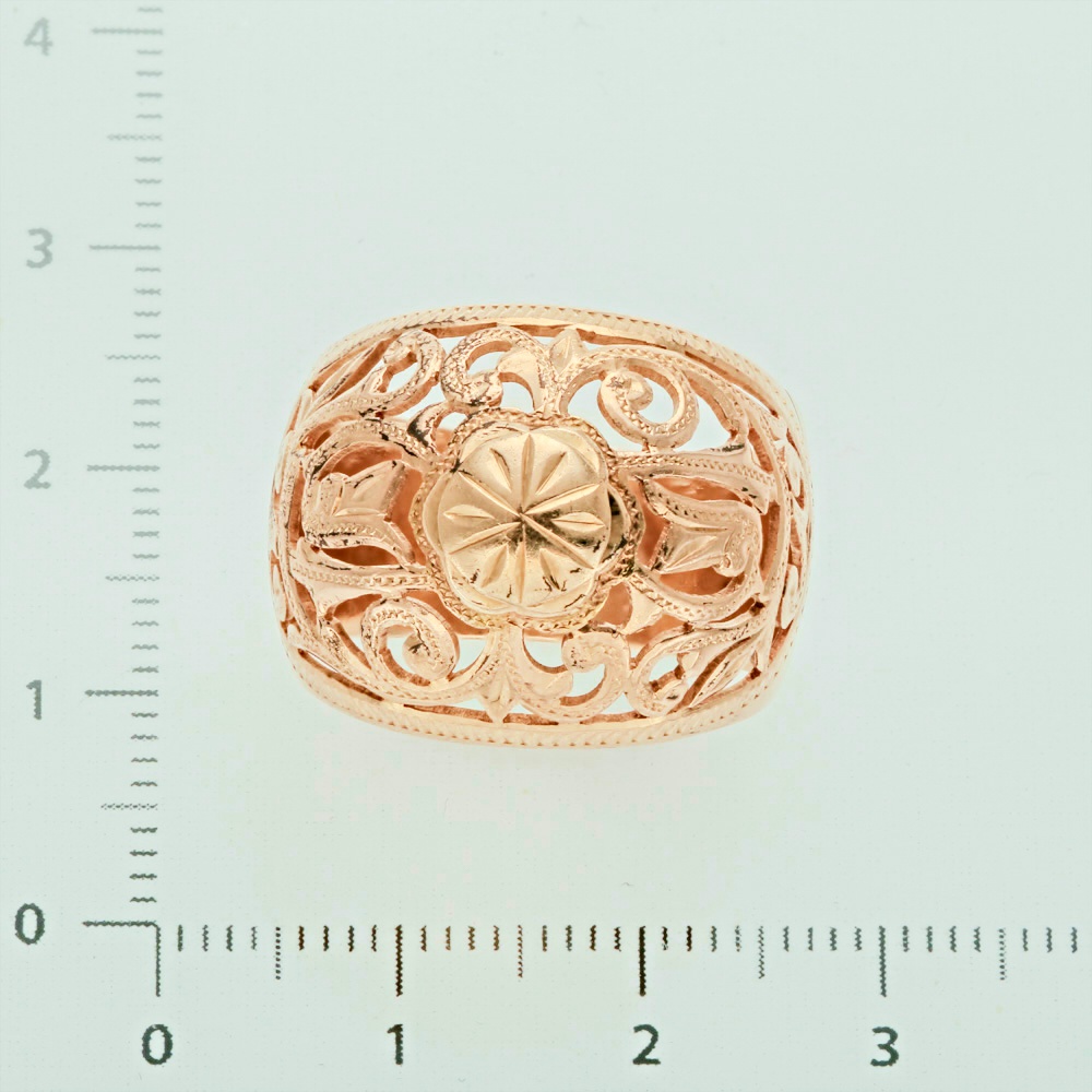 Кольцо из красного золота 585 пробы