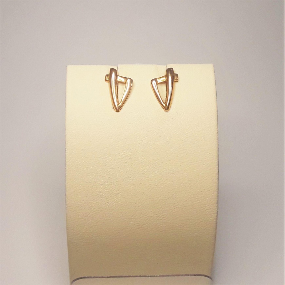 Серьги из красного золота 585 пробы