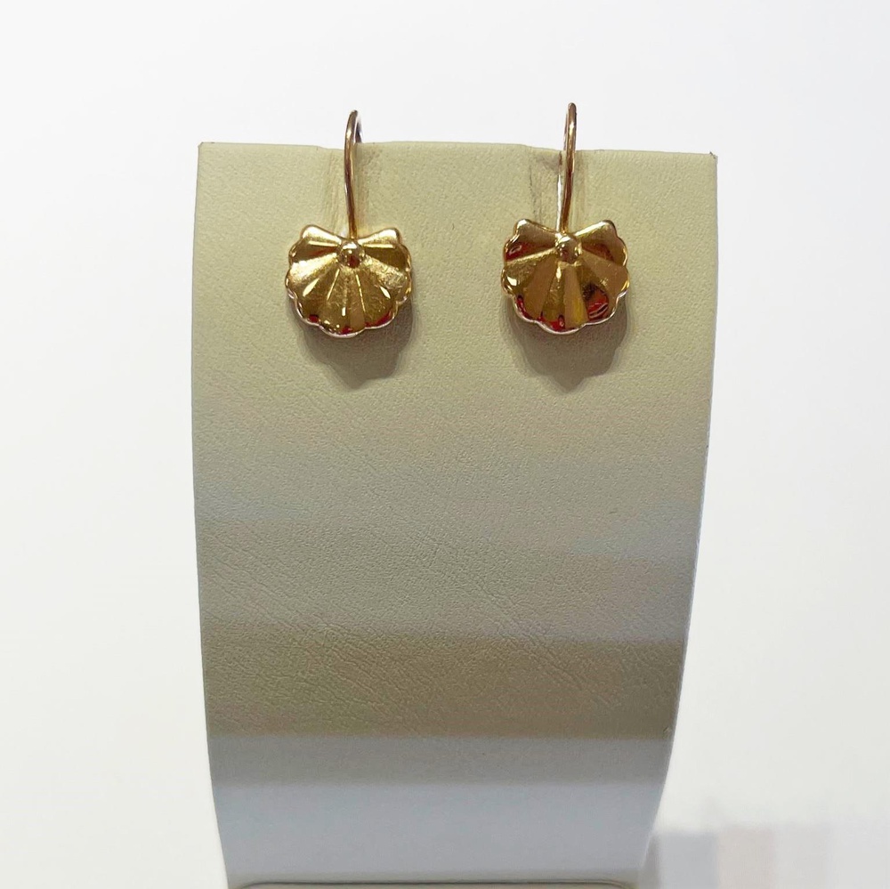 Серьги из красного золота 583 пробы