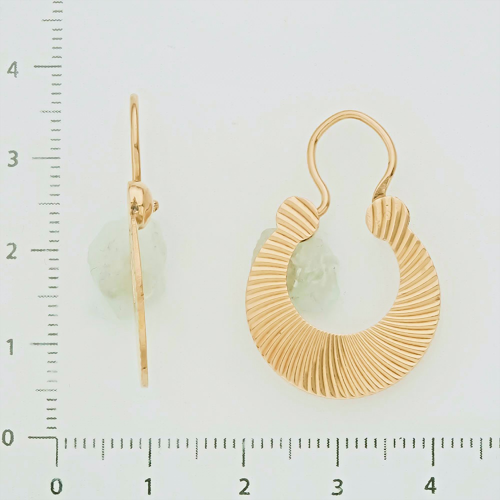 Серьги из красного золота 583 пробы