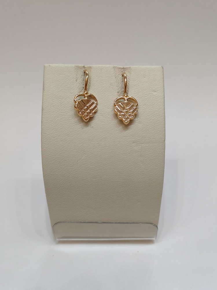 Серьги из красного золота 583 пробы