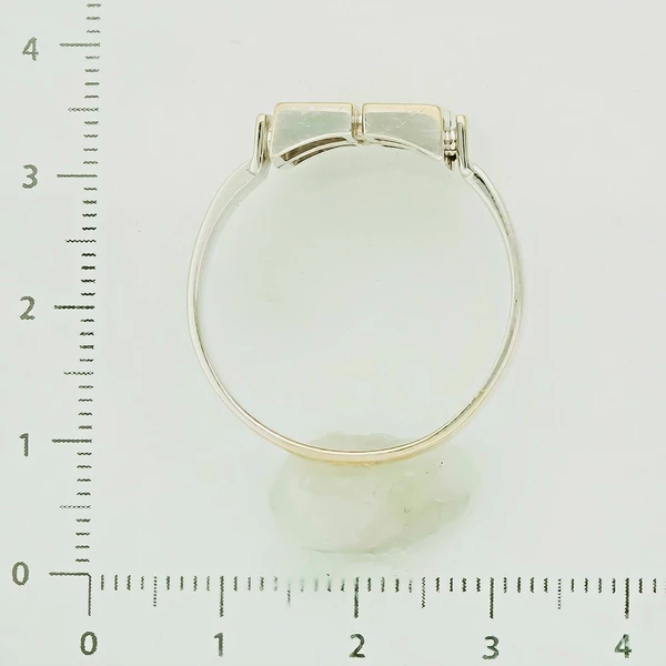 Кольцо с сапфиром из белого золота 750 пробы 3