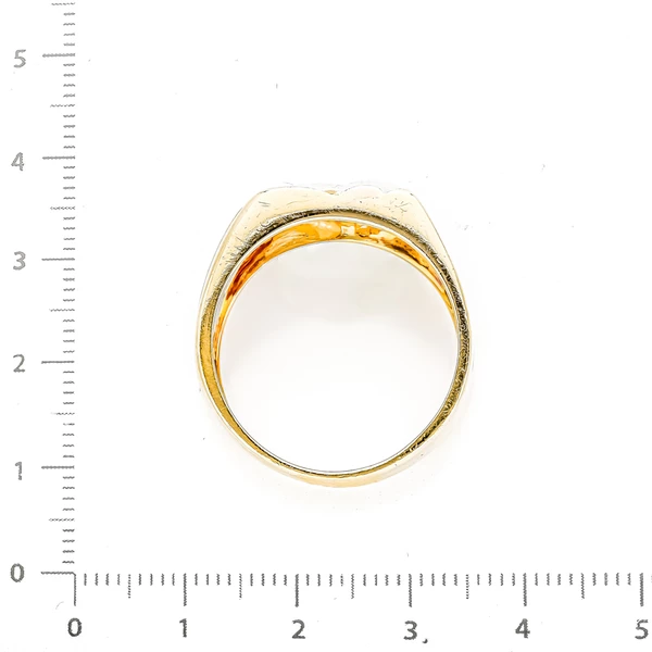 Кольцо с бриллиантом из красного золота 750 пробы 4