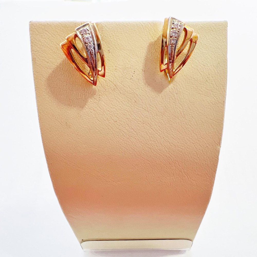 кольцо 585 пробы с фианитом (арт. золотые кольца бронницкий ювелир. Gold каталог. магазин золото 585 каталог. Gold каталог.