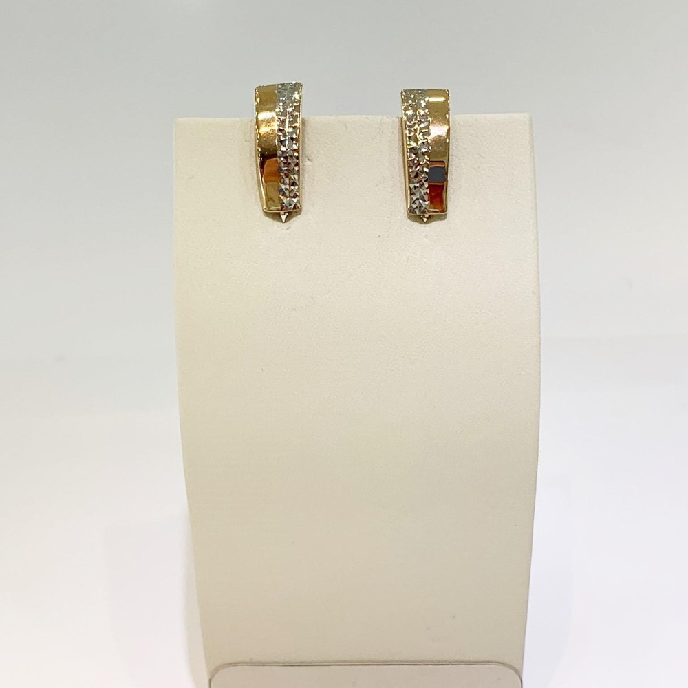 Серьги из красного золота 585 пробы