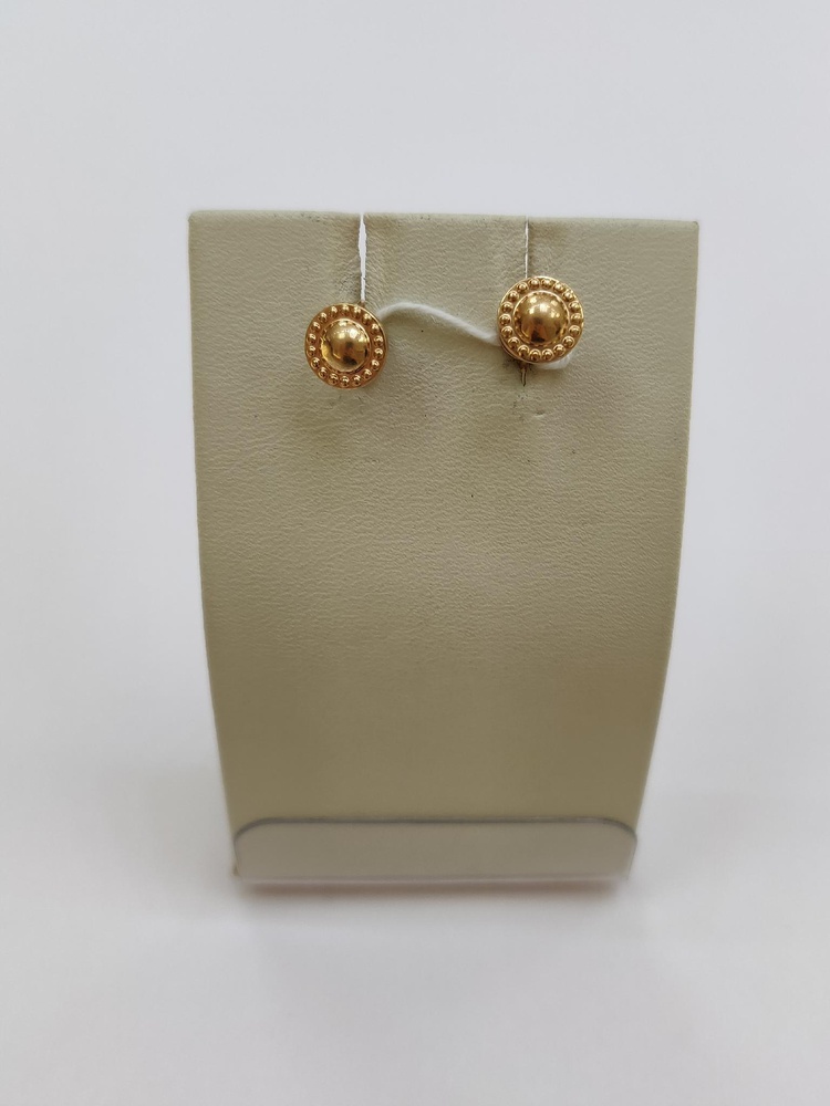 Серьги из красного золота 583 пробы