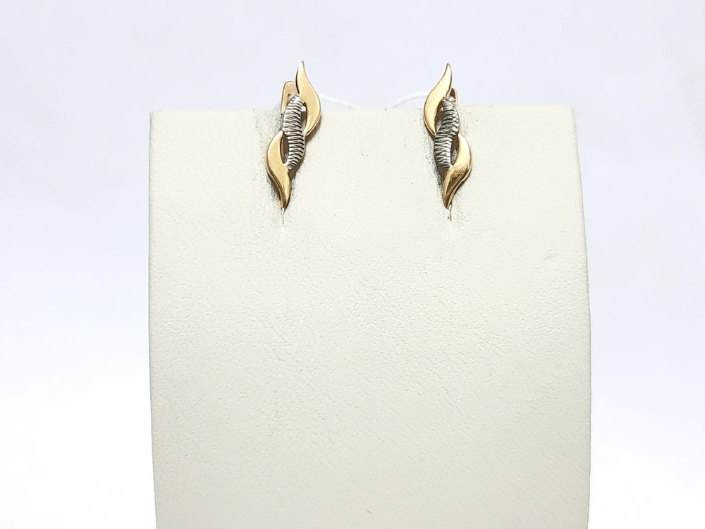 Серьги из красного золота 585 пробы