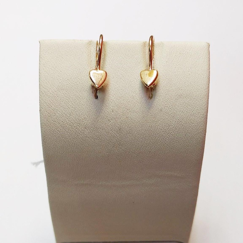 Серьги из красного золота 585 пробы