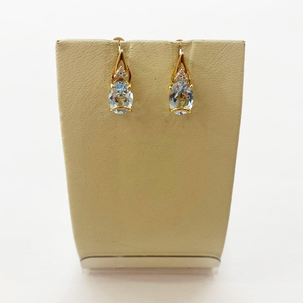 Серьги из красного золота 585 пробы