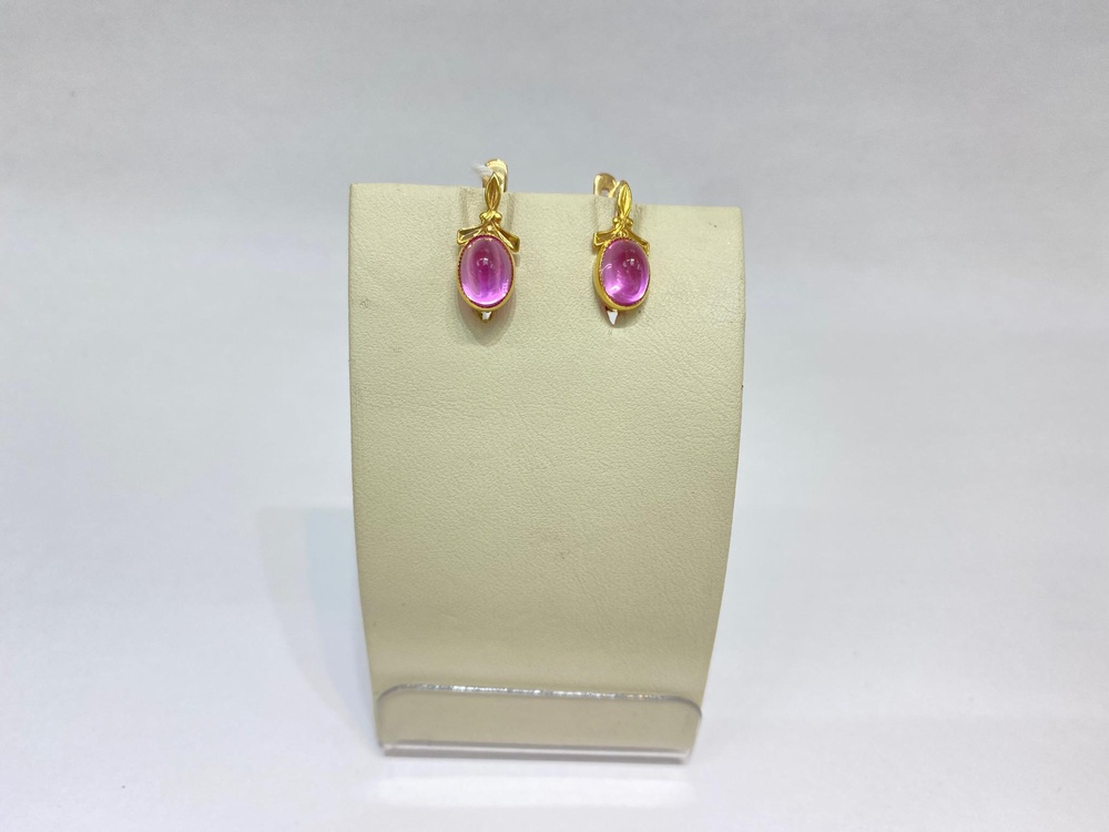 Серьги из красного золота 583 пробы