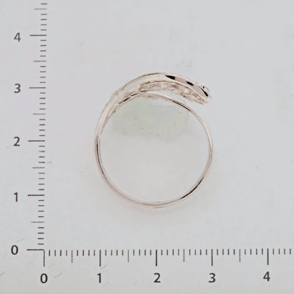 Кольцо с бриллиантом из белого золота 375 пробы 3