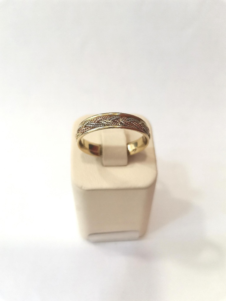 Кольцо из комбинированного золота 585 пробы