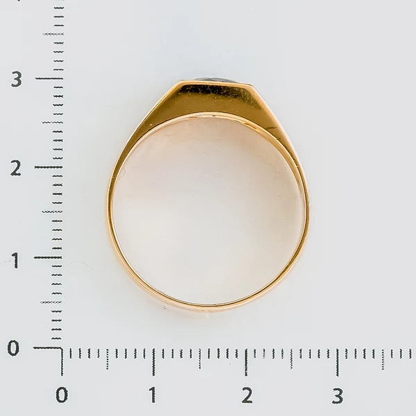 Кольцо с сапфиром из красного золота 375 пробы 3