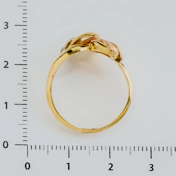 Кольцо из желтого золота 750 пробы