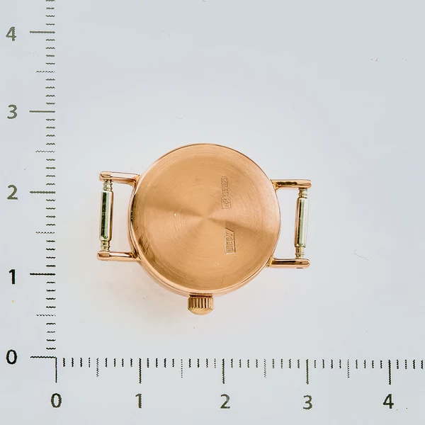 Часы с браслетом из красного золота 585 пробы